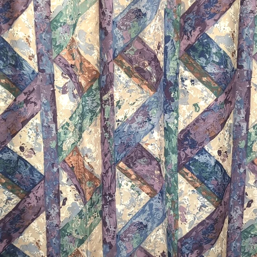 Wamsutta Geometric Shower Curtain